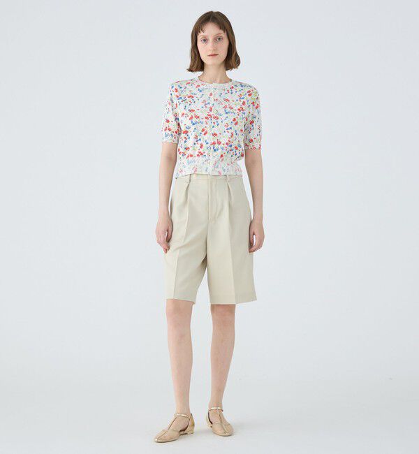 MACPHEE「ウールギャバジン タックハーフパンツ」|その他|