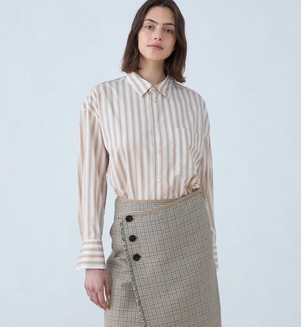 MACPHEE「コットンブロード レギュラーカラーシャツ」|シャツ・ブラウス|