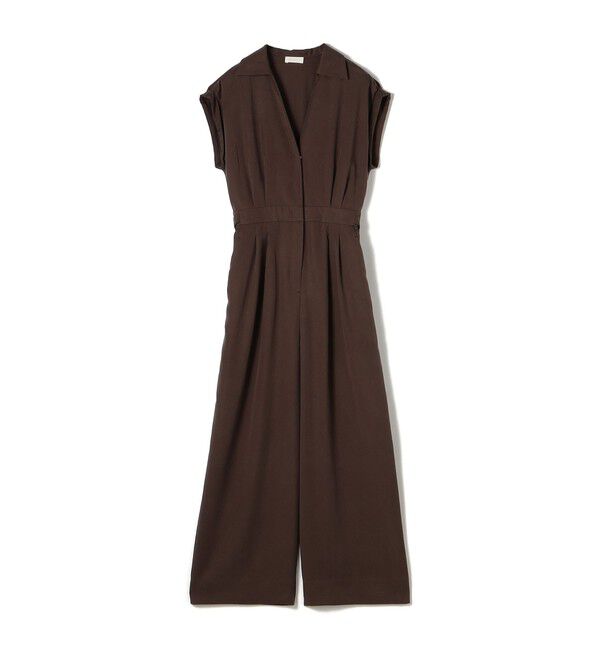 Ballsey「セルロースツイル サイドアジャストオールインワン」|オールインワン|49 ブラウン