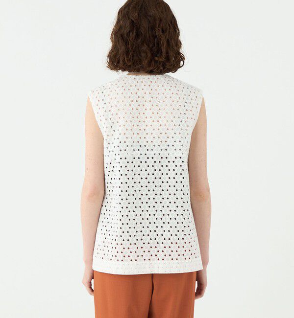 Ballsey「サークルエンブロイダリー ミドルジレ」|ベスト・ジレ|