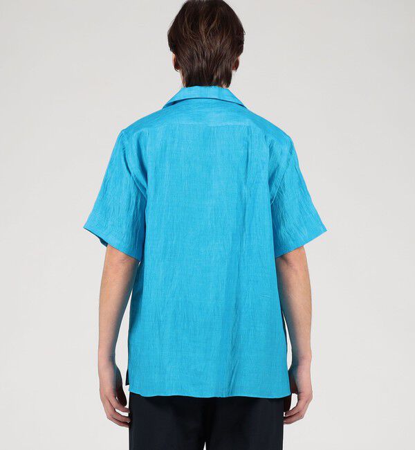 TOMORROWLAND BUYING WEAR「ERRICO FORMICOLA リネンナイロン ダブルポケット オープンカラーシャツ」|シャツ・ブラウス|