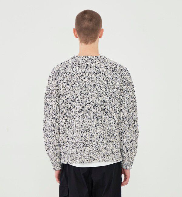 GALERIE VIE「コットンダップル クルーネックプルオーバー」|ニット・セーター|