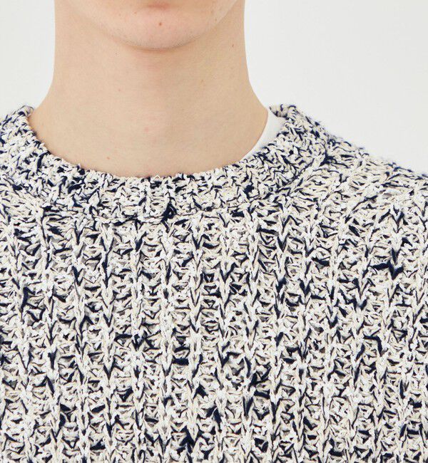 GALERIE VIE「コットンダップル クルーネックプルオーバー」|ニット・セーター|