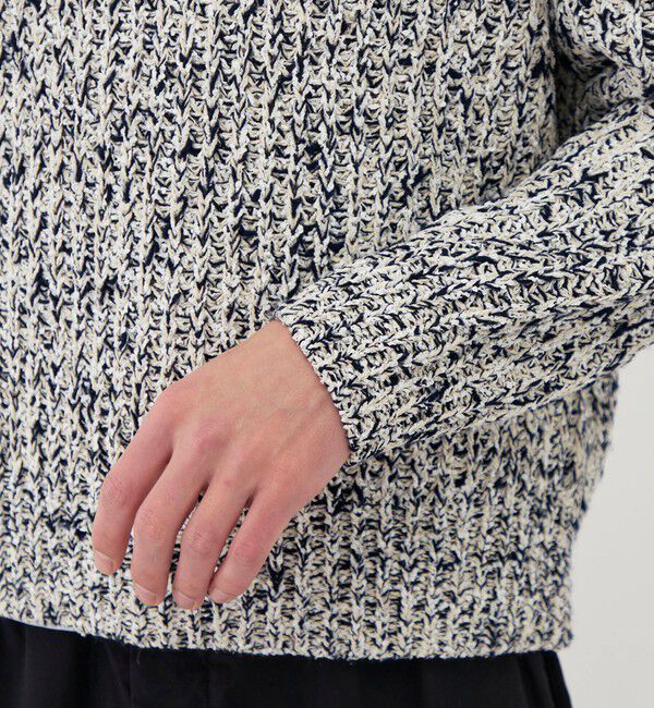 GALERIE VIE「コットンダップル クルーネックプルオーバー」|ニット・セーター|