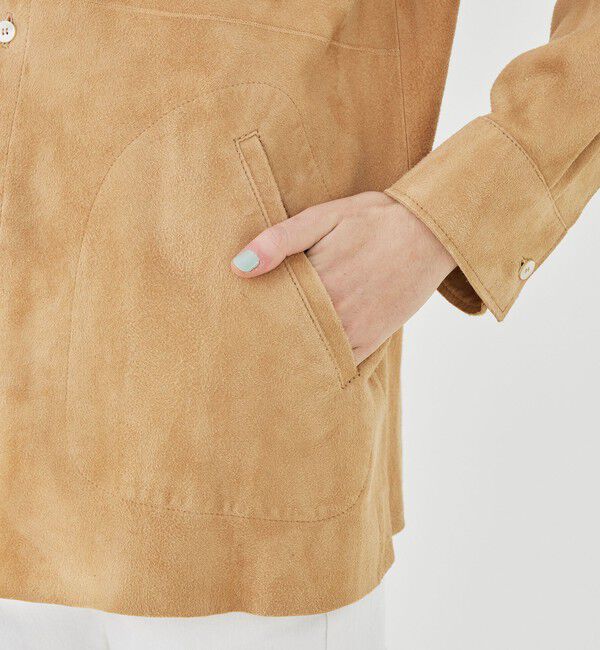 GALERIE VIE「ダウニーラムスエード シャツブルゾン」|その他|