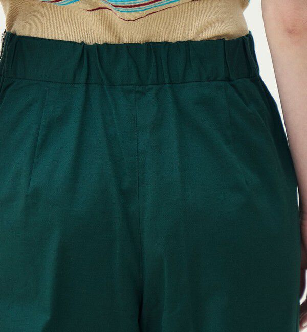 MACPHEE「コットンレーヨンリネンストレッチ ストレートパンツ」|その他|