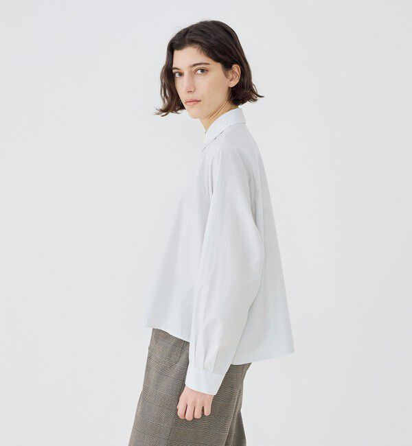 GALERIE VIE「コットンタイプライター ラグランスリーブシャツ」|シャツ・ブラウス|