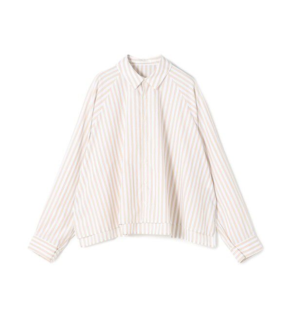 GALERIE VIE「コットンタイプライター ラグランスリーブシャツ」|シャツ・ブラウス|42 ライトベージュ系