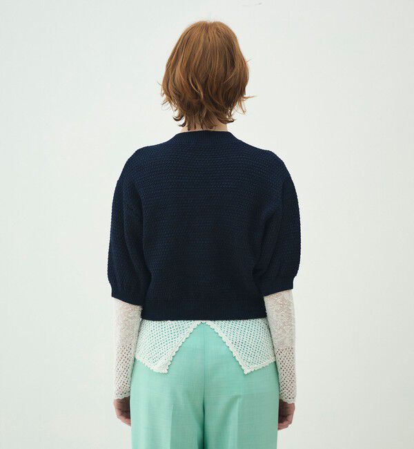 MACPHEE「ギマコットン ジップアップカーディガン」|カーディガン|