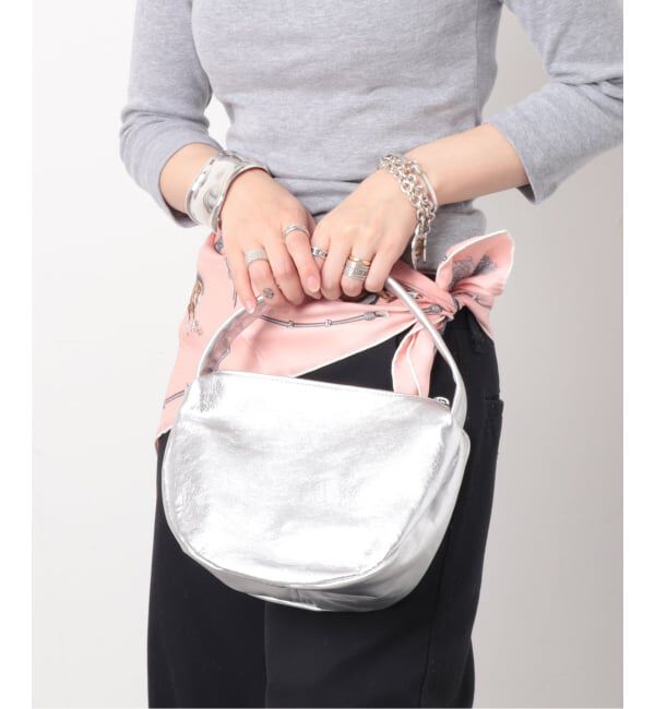  「【blancle/ ブランクレ】Semi circle small bag」|ハンドバッグ|