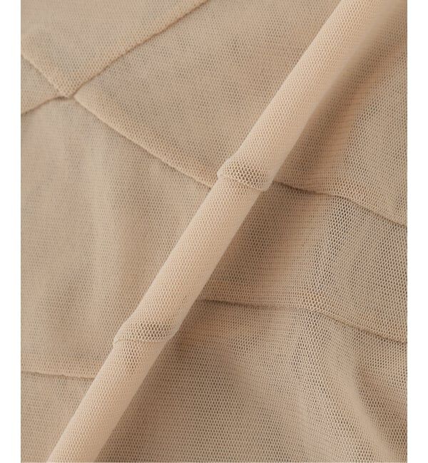 Plage「《一部店舗・WEB限定》TANC TOKYO / タンクトウキョウ POWER NET TULLE S/SL トップス」|Tシャツ・カットソー|