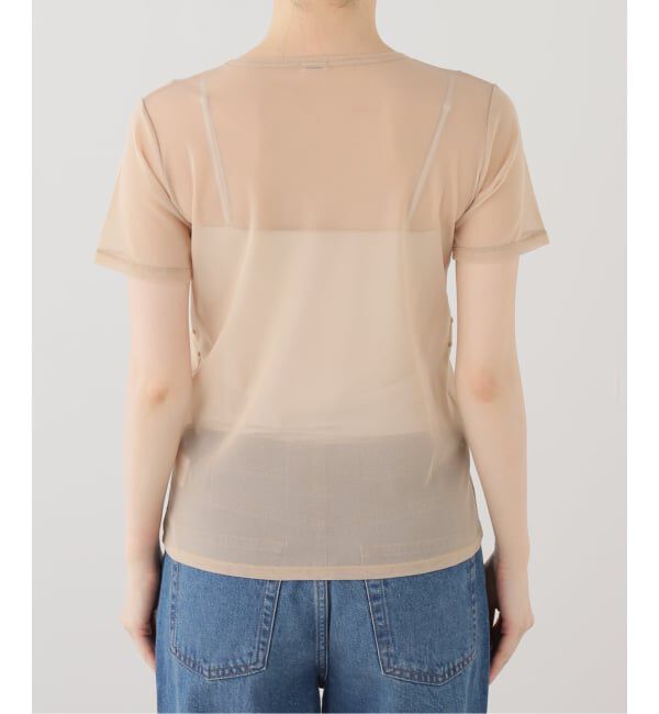 Plage「《一部店舗・WEB限定》TANC TOKYO / タンクトウキョウ POWER NET TULLE S/SL トップス」|Tシャツ・カットソー|