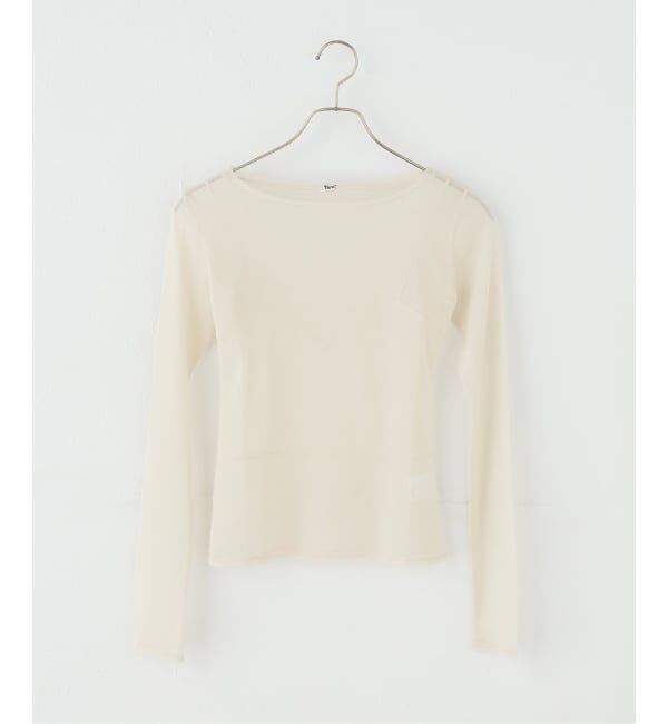 Plage「《一部店舗・WEB限定》TANC TOKYO / タンクトウキョウ POWER NET TULLE L/SL トップス」|Tシャツ・カットソー|ベージュ A