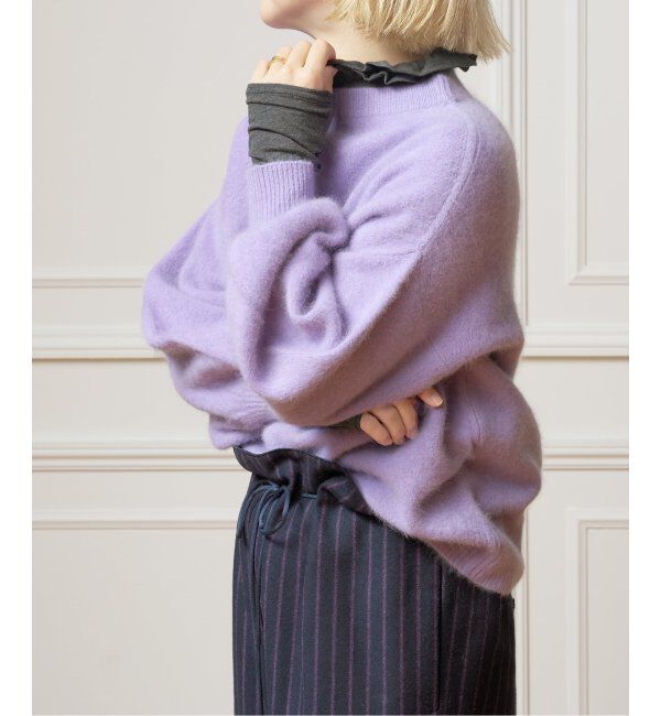 IENA LA BOUCLE「IENA LA BOUCLE ファーニットプルオーバー」|ニット・セーター|