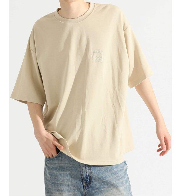 Paris Saint-Germain「《追加》【Paris Saint-Germain / パリ・サン＝ジェルマン】 JP METALLIC LOGO T-SH」|Tシャツ・カットソー|ベージュ