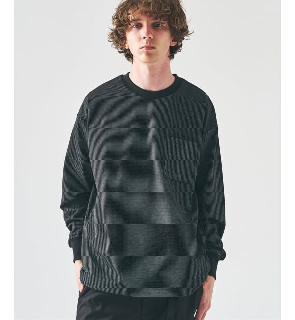 417 EDIFICE「PERFECTECH  / パーフェクテック ロングスリーブT」|Tシャツ・カットソー|ブラック A