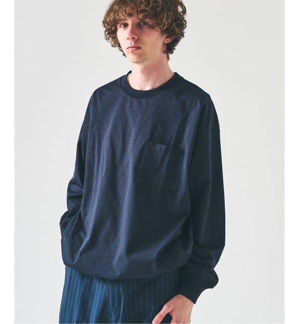 417 EDIFICE「PERFECTECH  / パーフェクテック ロングスリーブT」|Tシャツ・カットソー|ネイビー