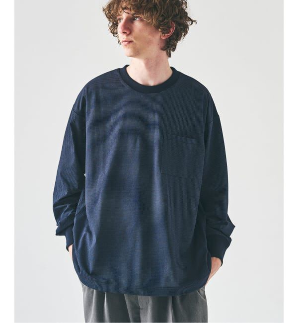 417 EDIFICE「PERFECTECH  / パーフェクテック ロングスリーブT」|Tシャツ・カットソー|ネイビー A