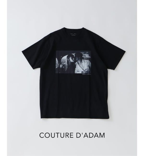 EDIFICE「COUTURE D&rsquo;ADAM(クチュール ド アダム) Jane&Serge in the Taxi Tシャツ」|Tシャツ・カットソー|ブラック