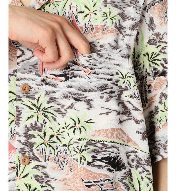 JOURNAL STANDARD「SUN SURF &times; JOURNAL STANDARD / 別注 アロハシャツ Palmtree &times; Wave」|シャツ・ブラウス|