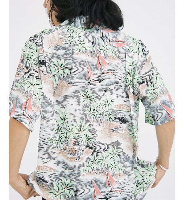 JOURNAL STANDARD「SUN SURF &times; JOURNAL STANDARD / 別注 アロハシャツ Palmtree &times; Wave」|シャツ・ブラウス|
