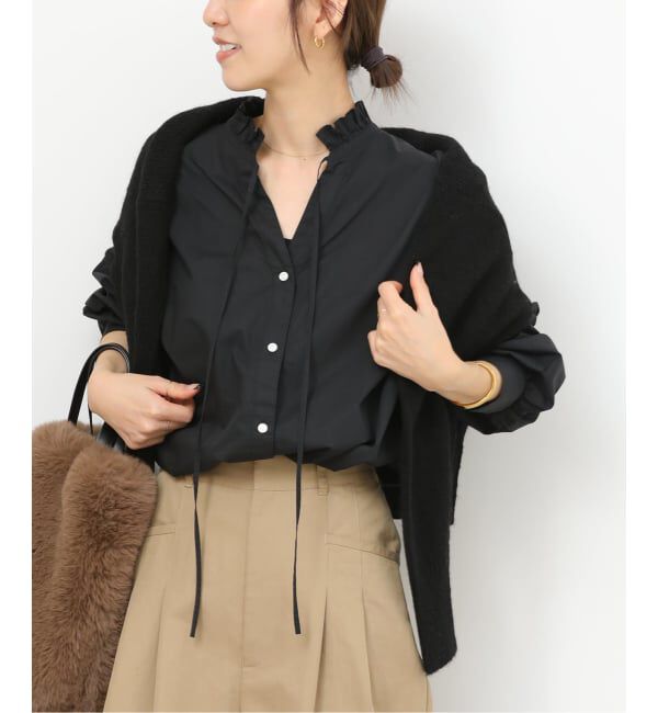 JOURNAL STANDARD relume「《追加4》ハイカウントコットンスタンドカラー2way」|シャツ・ブラウス|