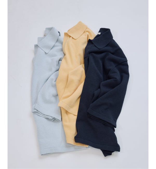 JOURNAL STANDARD relume「ウォッシャブル ブークレニット スキッパー ポロシャツ」|Tシャツ・カットソー|