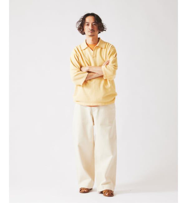 JOURNAL STANDARD relume「ウォッシャブル ブークレニット スキッパー ポロシャツ」|Tシャツ・カットソー|