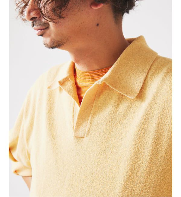 JOURNAL STANDARD relume「ウォッシャブル ブークレニット スキッパー ポロシャツ」|Tシャツ・カットソー|