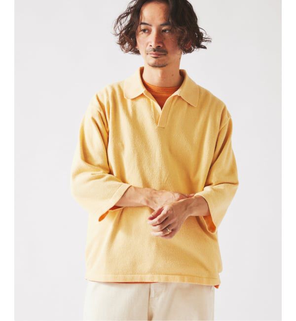 JOURNAL STANDARD relume「ウォッシャブル ブークレニット スキッパー ポロシャツ」|Tシャツ・カットソー|