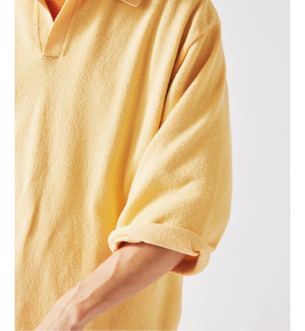 JOURNAL STANDARD relume「ウォッシャブル ブークレニット スキッパー ポロシャツ」|Tシャツ・カットソー|
