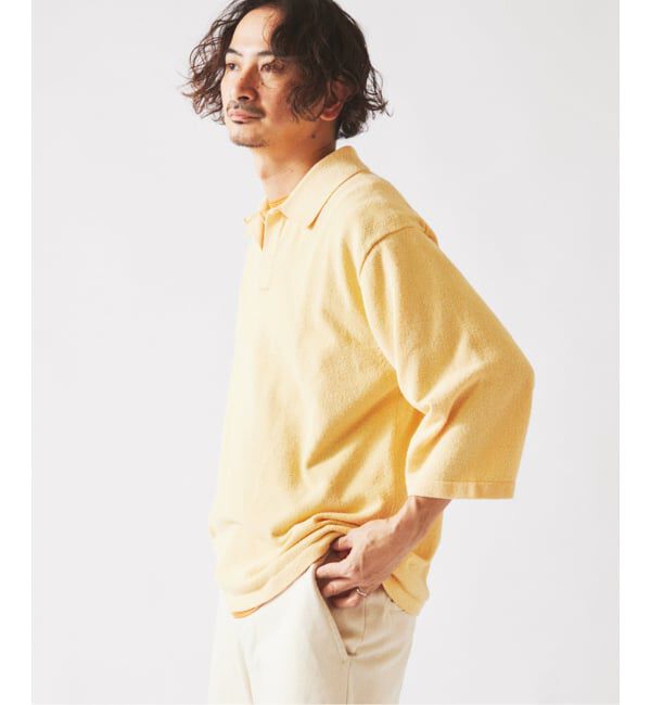 JOURNAL STANDARD relume「ウォッシャブル ブークレニット スキッパー ポロシャツ」|Tシャツ・カットソー|