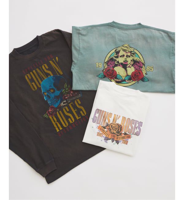 JOURNAL STANDARD relume「ガンズ・アンド・ローゼズ 別注 ヴィンテージライク ロングスリーブTee」|Tシャツ・カットソー|