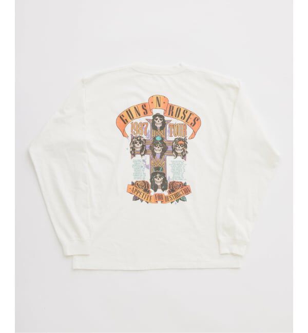 JOURNAL STANDARD relume「ガンズ・アンド・ローゼズ 別注 ヴィンテージライク ロングスリーブTee」|Tシャツ・カットソー|