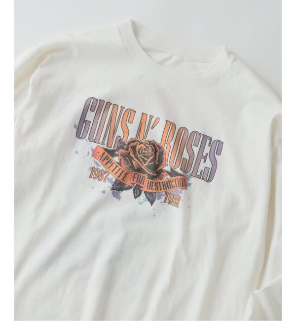 JOURNAL STANDARD relume「ガンズ・アンド・ローゼズ 別注 ヴィンテージライク ロングスリーブTee」|Tシャツ・カットソー|