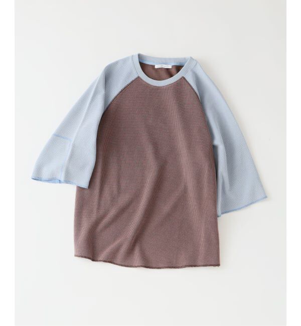 JOURNAL STANDARD relume「フェードワッフル ラグランTシャツ」|Tシャツ・カットソー|サックスブルー