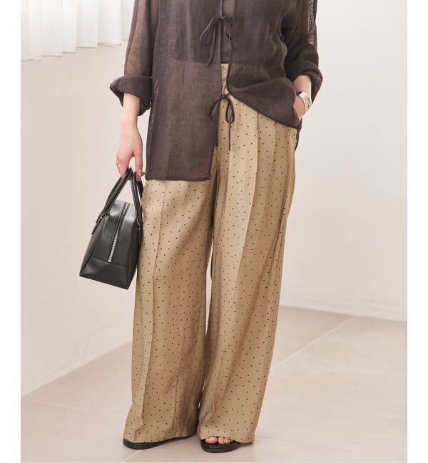 JOURNAL STANDARD「《予約》ドットプリントワイドパンツ」|その他|