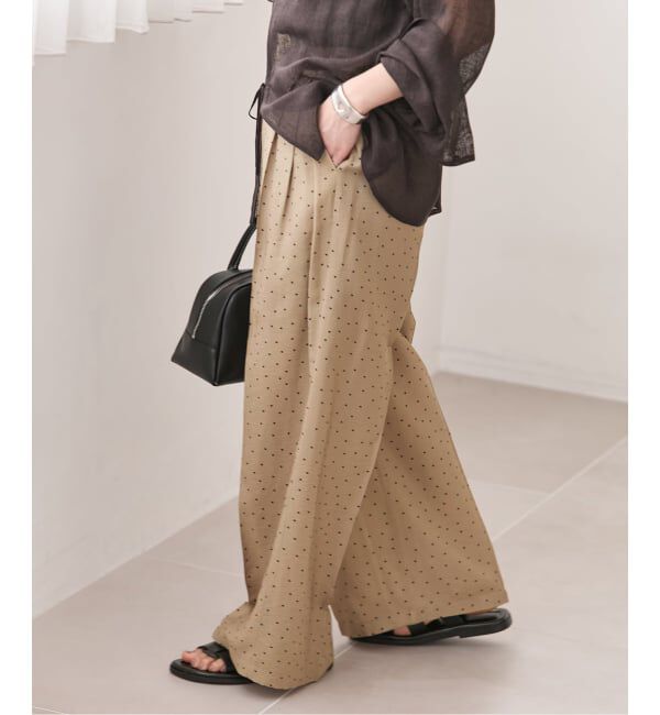 JOURNAL STANDARD「《予約》ドットプリントワイドパンツ」|その他|