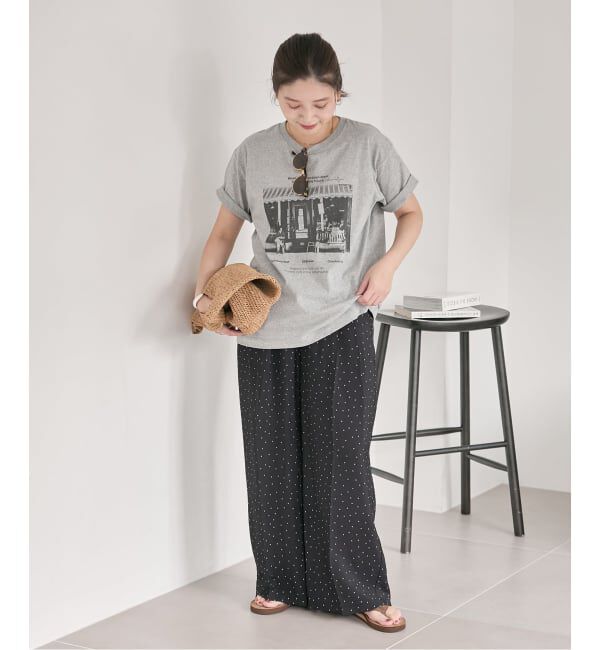 JOURNAL STANDARD「《予約》ドットプリントワイドパンツ」|その他|