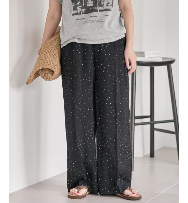 JOURNAL STANDARD「《予約》ドットプリントワイドパンツ」|その他|
