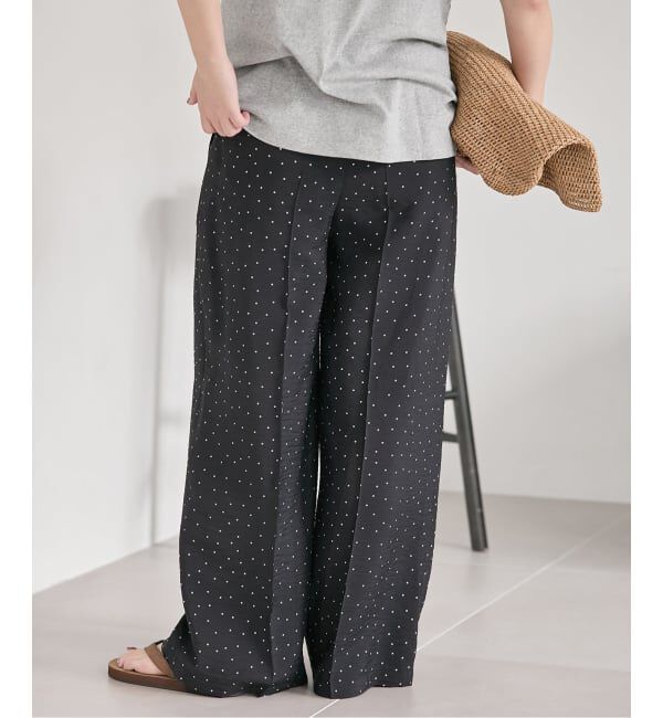 JOURNAL STANDARD「《予約》ドットプリントワイドパンツ」|その他|