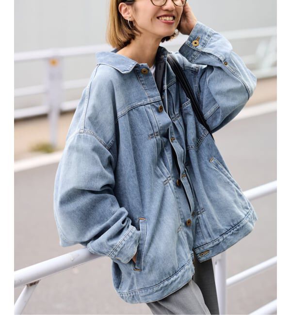 FRAMeWORK「≪追加≫エクストララージデニムジャケット」|デニムジャケット|