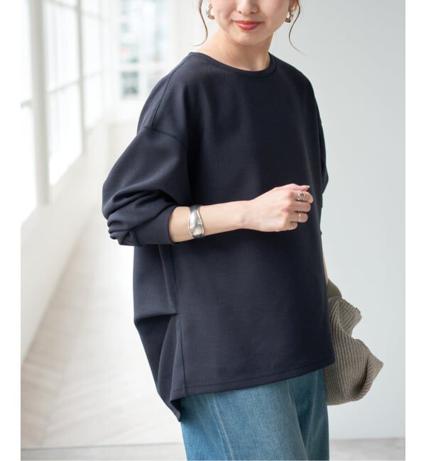 Spick and Span「アムンゼンクロスバックタックブラウス」|シャツ・ブラウス|ネイビー