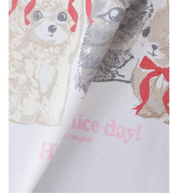 U by SPICK&SPAN「GANNI / ガニー Basic Cotton Jersey Cute Animals」|Tシャツ・カットソー|
