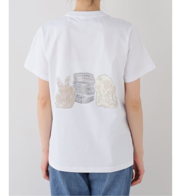 U by SPICK&SPAN「GANNI / ガニー Basic Cotton Jersey Cute Animals」|Tシャツ・カットソー|