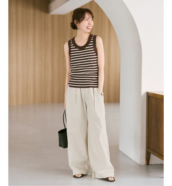 Spick and Span「《予約》ライトコットンストレートパンツ」|その他|