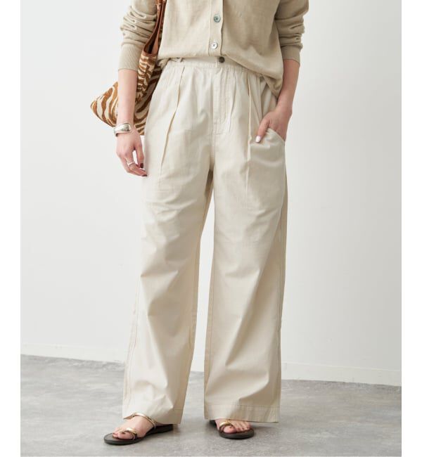 Spick and Span「《予約》ライトコットンストレートパンツ」|その他|