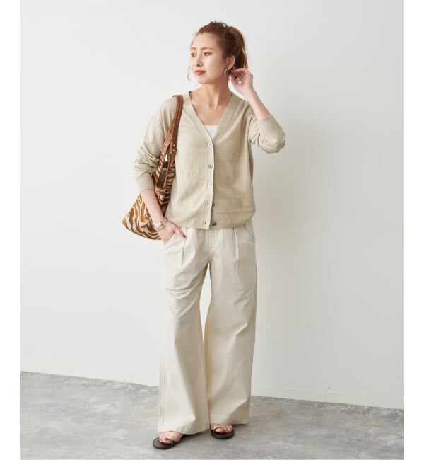 Spick and Span「《予約》ライトコットンストレートパンツ」|その他|