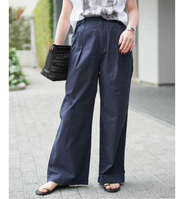 Spick and Span「《予約》ライトコットンストレートパンツ」|その他|