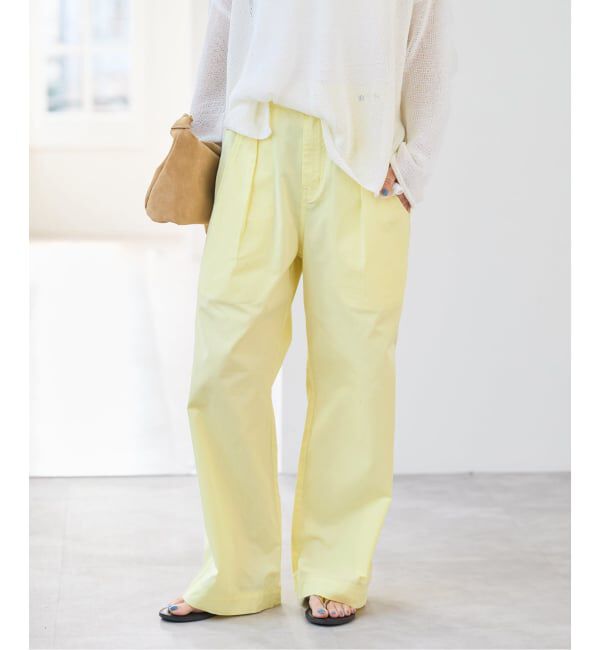 Spick and Span「《予約》ライトコットンストレートパンツ」|その他|